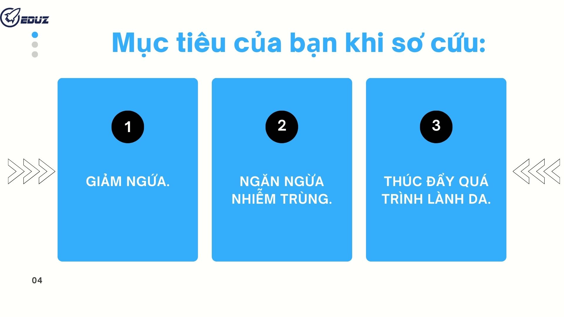4. Mục tiêu khi sơ cứu